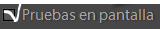 Pruebas en pantalla de Lightroom