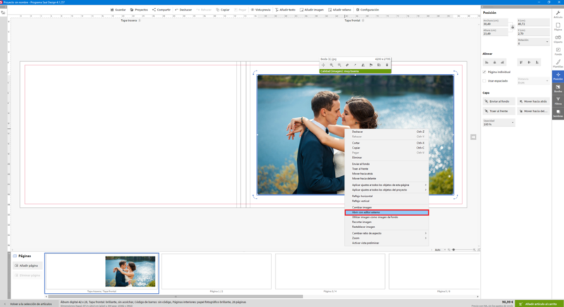 Cómo vincular el software con un editor gráfico externo