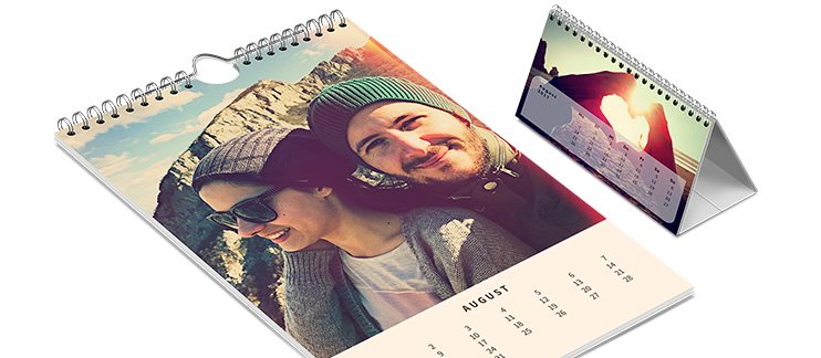 Le ofrecemos una gran variedad de fotocalendarios, el regalo ideal para obsequiar con felicidad.